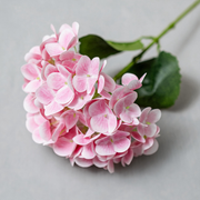 Rosa claro — Vara de hortensia artificial — 61 cm