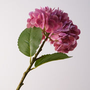 Rojo rosado — Hortensia artificial Aisha — 49 cm